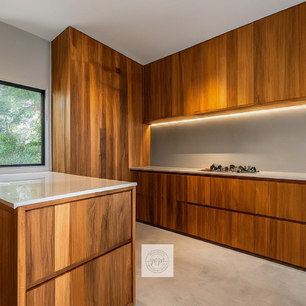 Solid wood kitchen cabinets