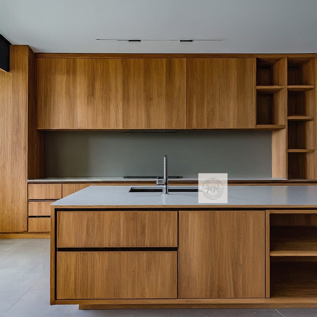 Solid wood kitchen cabinets