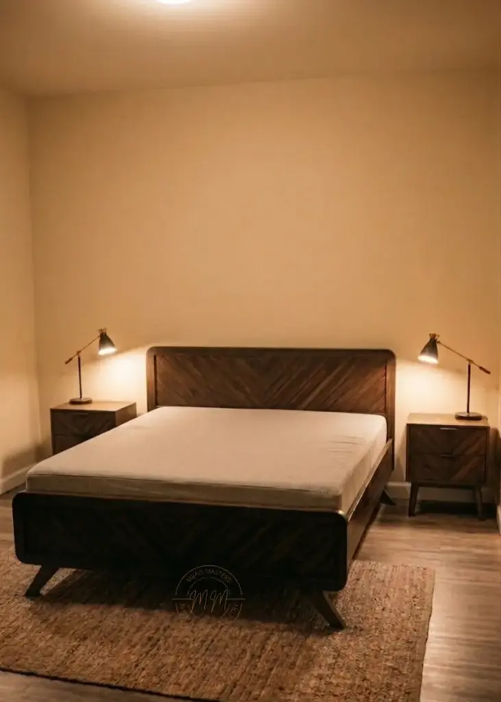 Snoozeville King Bed + 2 Nightstands 