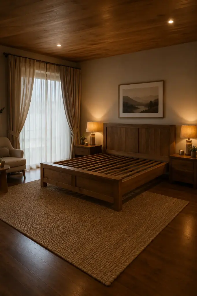 Golden Savannah King Bed