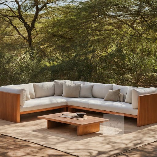 Ngoma Garden Couch  plus Center Table