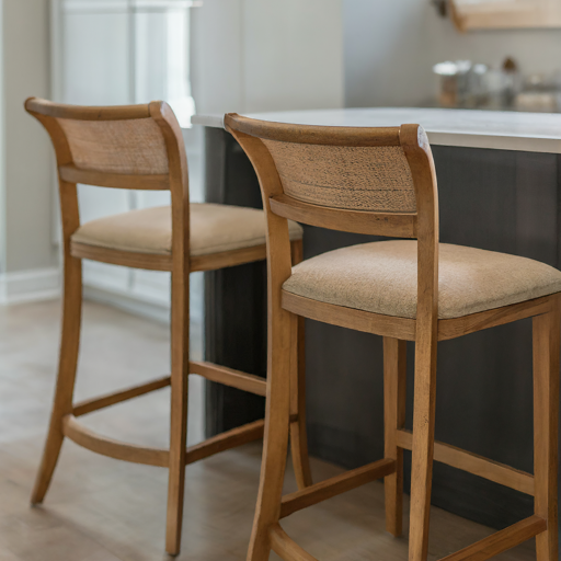 Cottage Crest bar stools