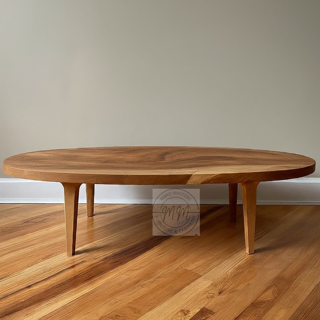 Elliptical Elegance Coffee Table