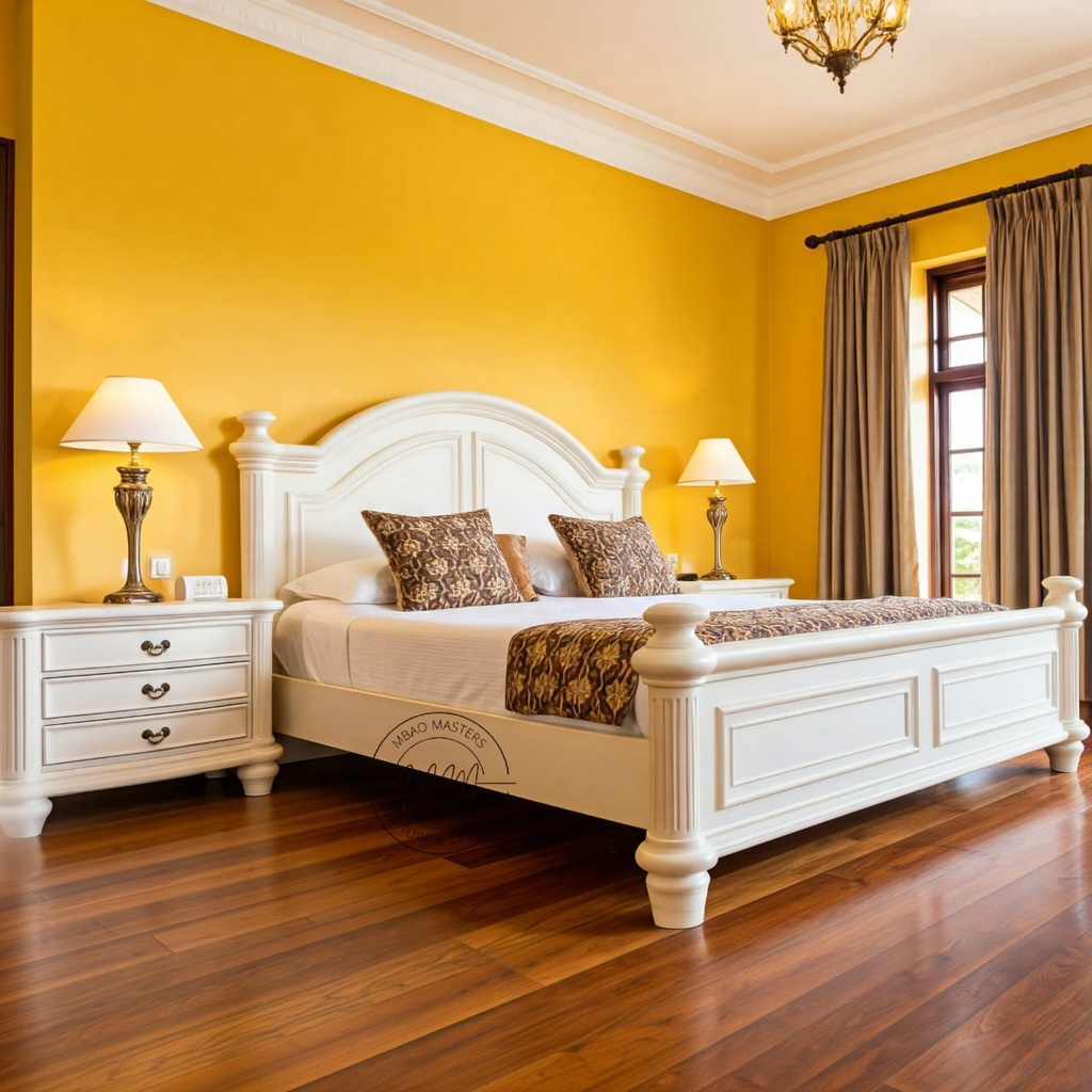 Enchanted Abode King-size bed + 2 Bedside Cabinets 