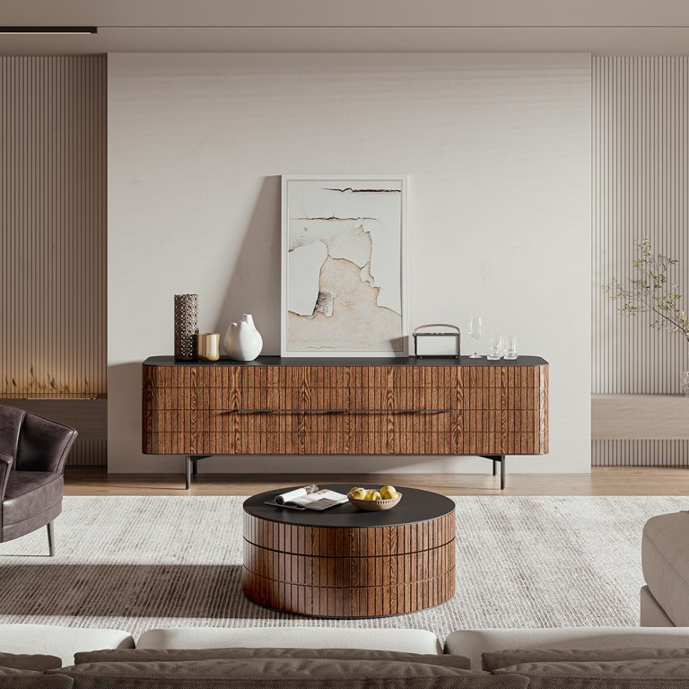 Nuru Living Room Set(Console & coffee table) 