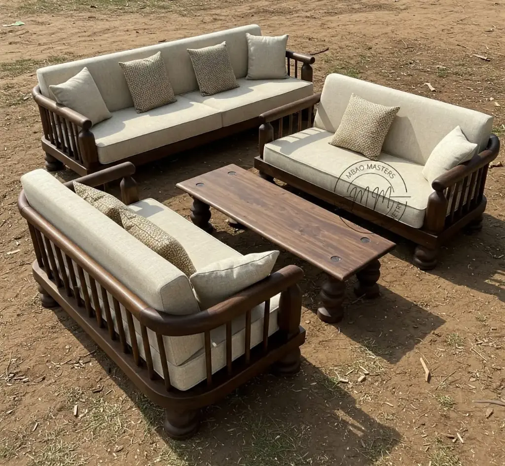Jovara Craft Couch Set + Center Table  