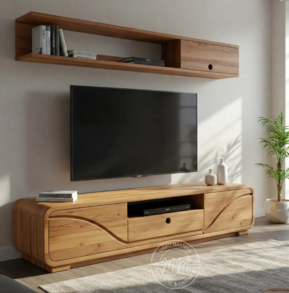 Lumo Etch TV Cabinet+ Shelf