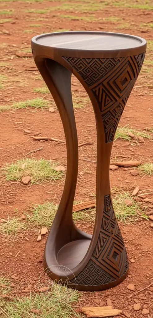 Abalone & Alder End Table