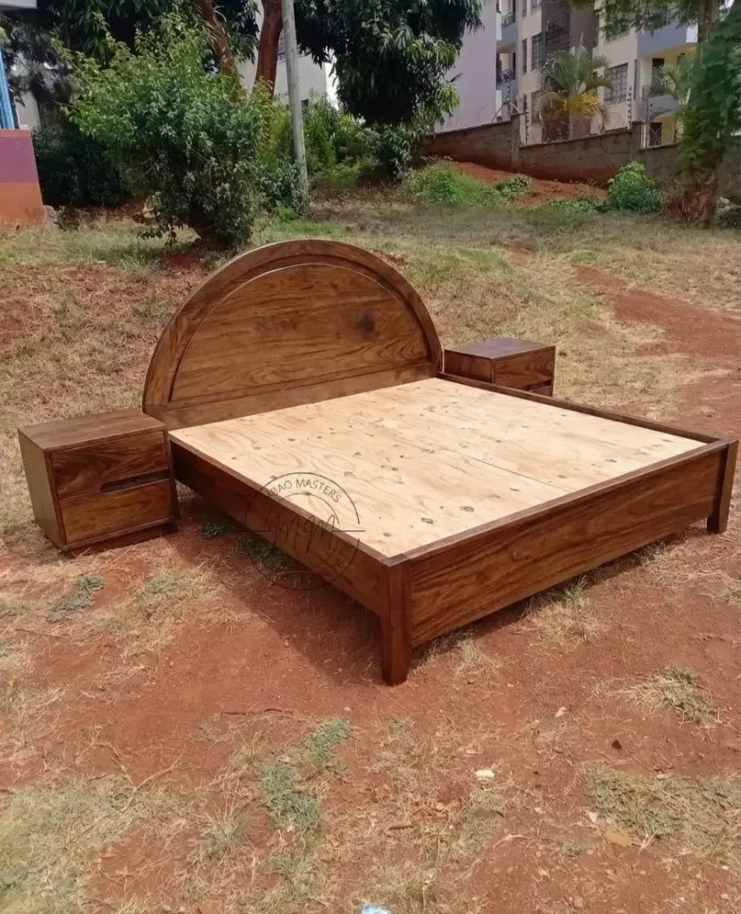 Bingu Astra King Bed +2 bedside cabinets