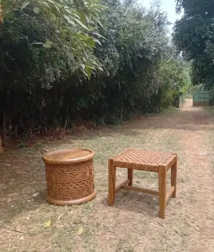 Nyuzi Kuu Stools (pair)