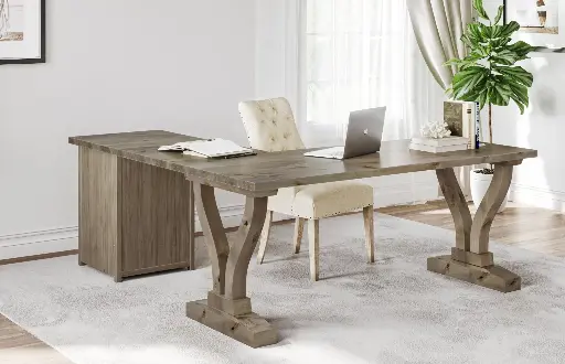 Rustic Harvest Office Desk