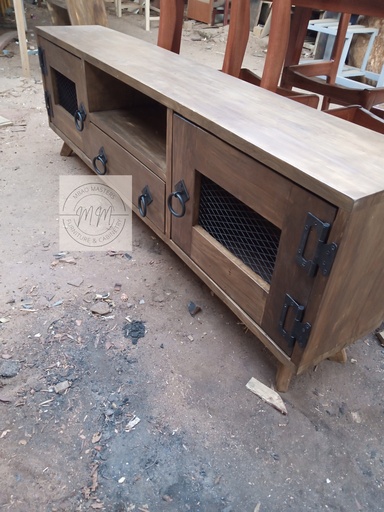 Handwrought Rustic TV cabinet