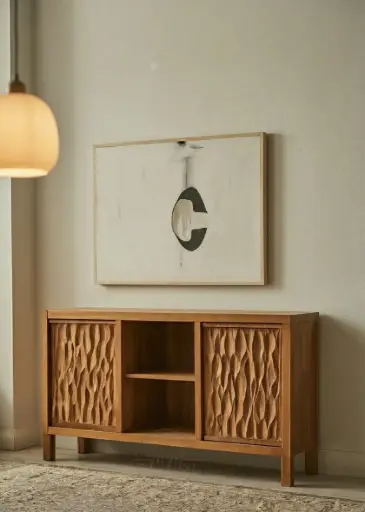 Country Charm Console Cabinet