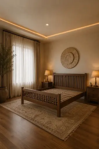 Crafted Elm King Bed