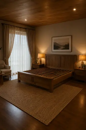 Golden Savannah King Bed