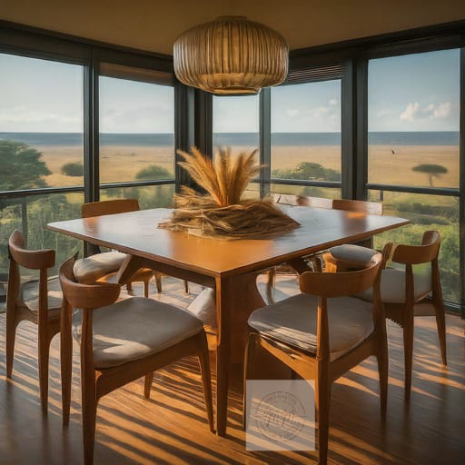 Moonlit Manor 8 Seater Dining Set