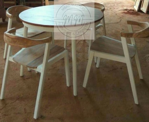 Ebon Aurora 4 Seater Cafe Dining Set