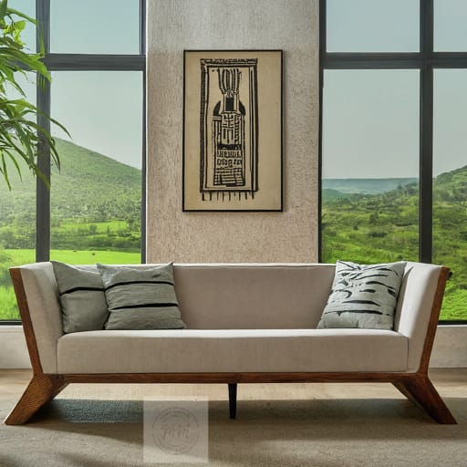 Wicker Wonderland Couch