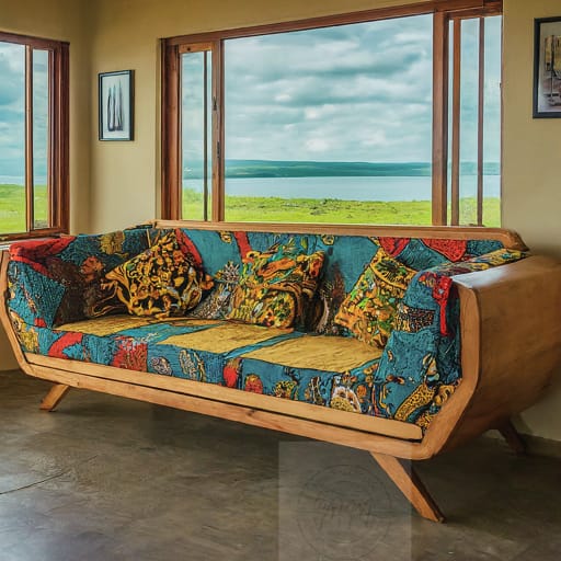 Jungle Jewel Retreat Couch