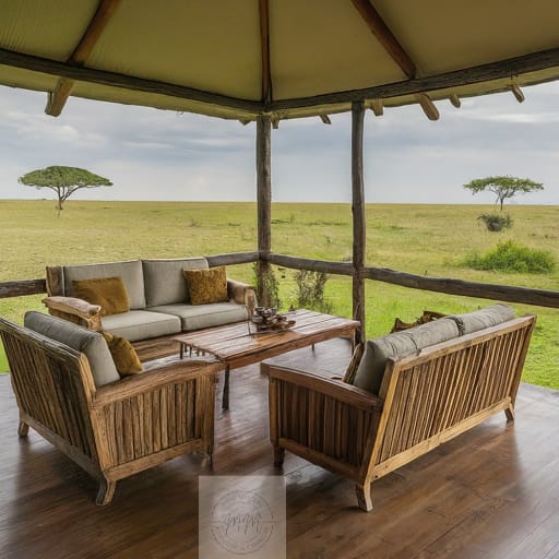 Amani Giardino Couch 5 seater(2+2+1) plus Center Table