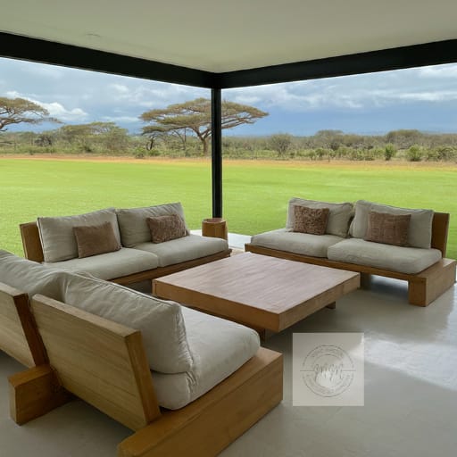 Bushveld Ballad Couch 9 seater(3+3+3) plus Center Table