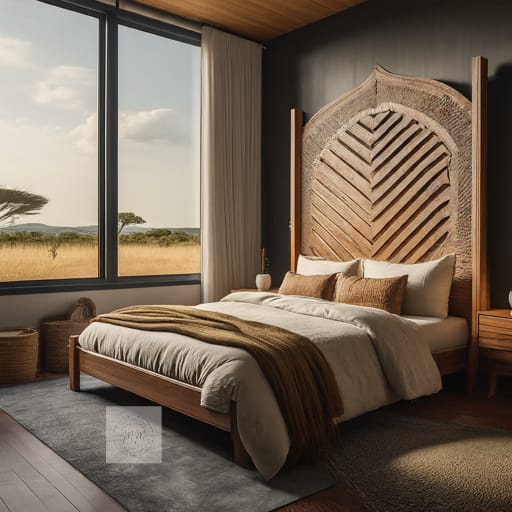 Flaming Sunset Sanctuary King Bed