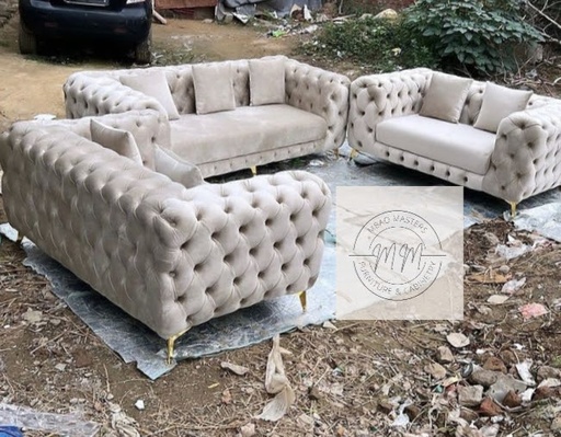  Urbane Oasis Chesterfield Couch 7 Seater
