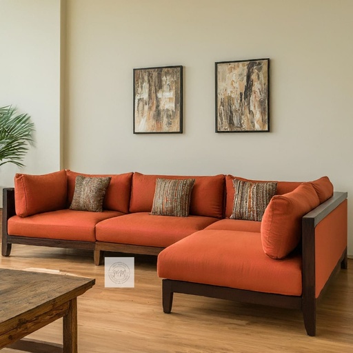 VelourVogue Couch