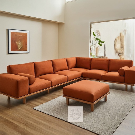 SuedeSanctum Couch plus ottoman