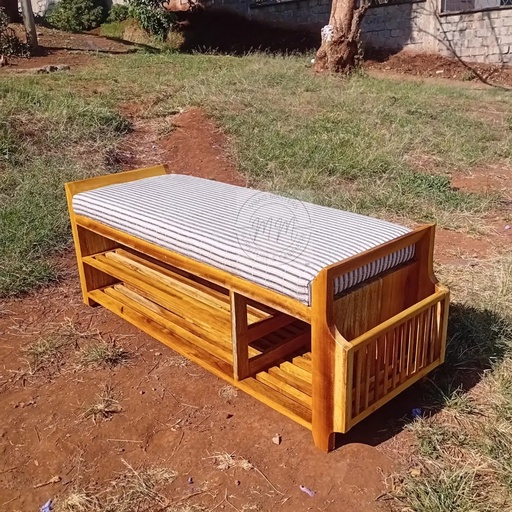 Whispering Grain entryway bench shoerack (155*55*55)cm