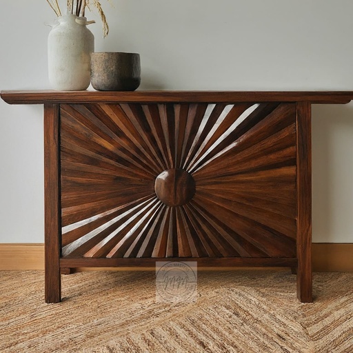Sunburst Splendor Console Table