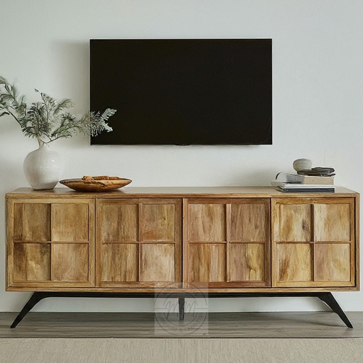 Gridlock Groove TV cabinet