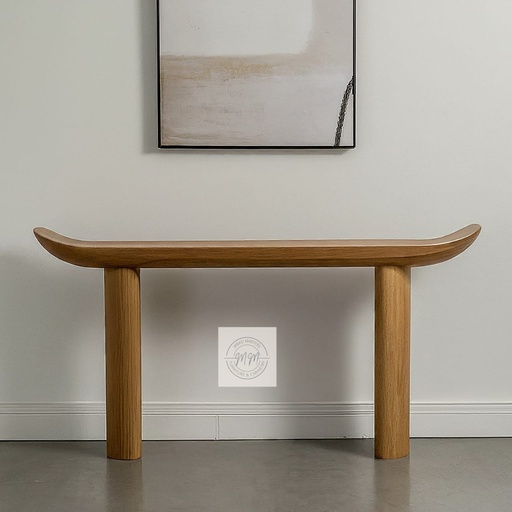 Crescent Curve Console Table