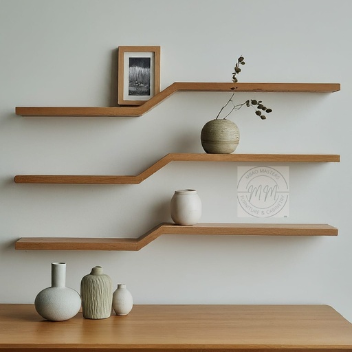 TimberZen Floating Shelves(Set of 3) Inclusive of installation