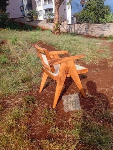 Teak & Cane Couture Accent chair