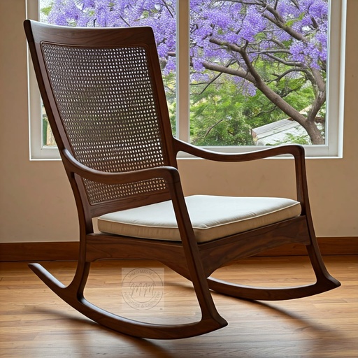  Caned Comfort Rocking Chair