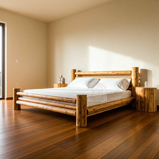 Logique Luxe King Size Bed + 2 bedside Tables