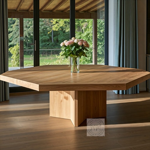 Geometric Grace Dining Table