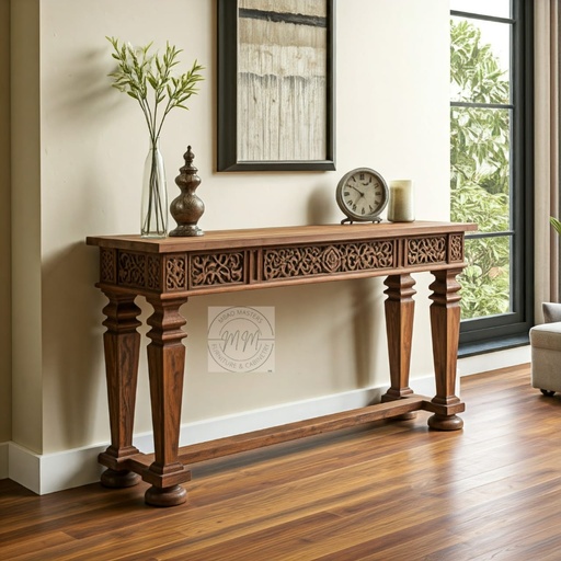 Mosaic Motif Console Table
