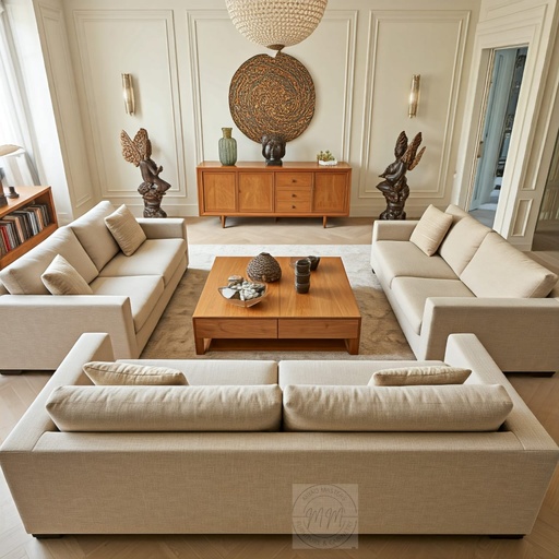 Silken Serenity Sofa Set