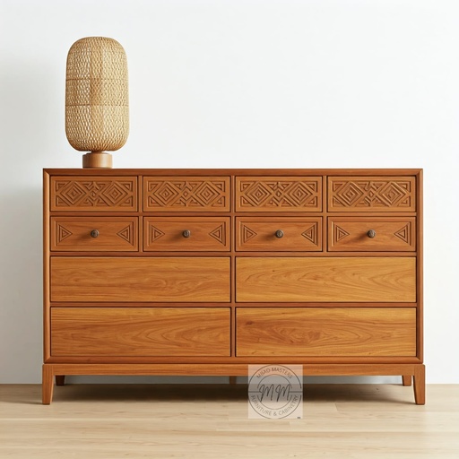 Indigo Ivory Chest of Drawers  
