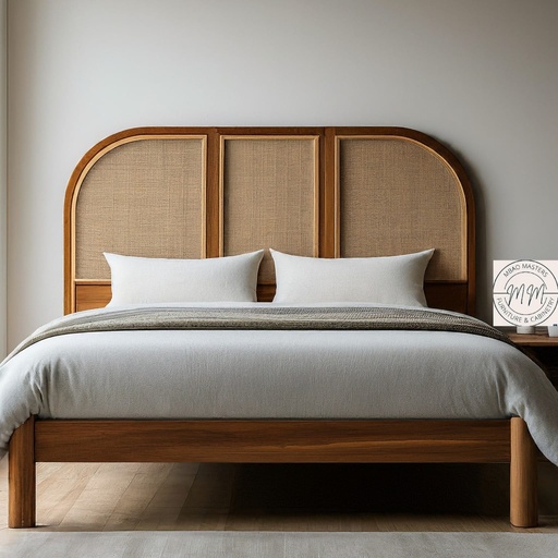 The Curve and Craft Queen Size Bed 