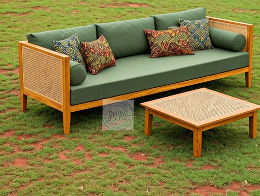 Tsavorite Oasis Couch + Centre table  