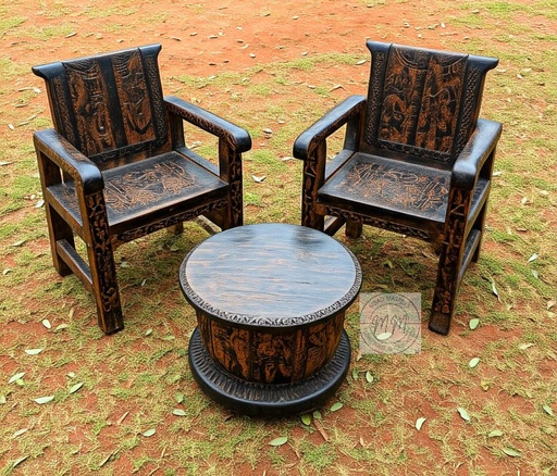 Dhow Tradition Accent Chairs +  Table 