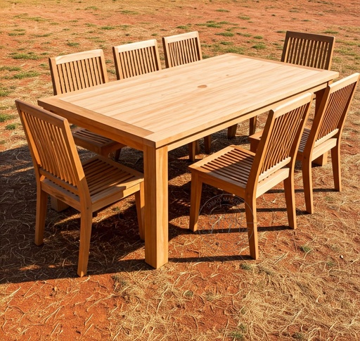 Veronoi Edge 6 Seater Dining Set  