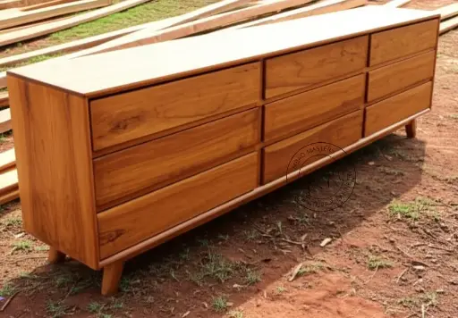 Kali Bronze Chest of Drawers 