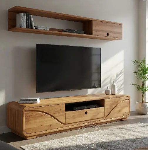 Lumo Etch TV Cabinet+ Shelf