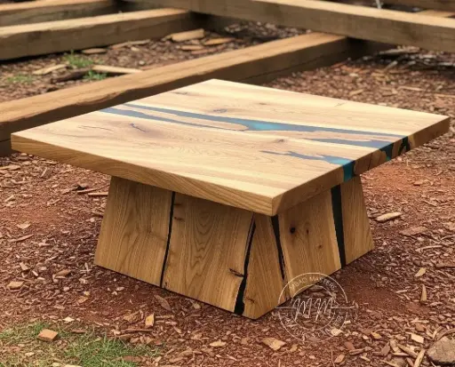  Ember & Resin Coffee Table