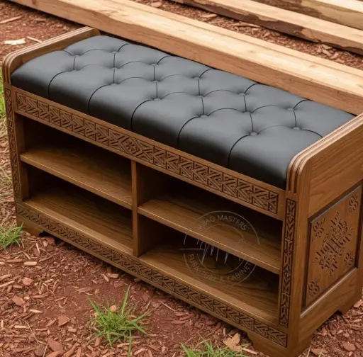 Radiant Reverie Entryway Shoe Bench 