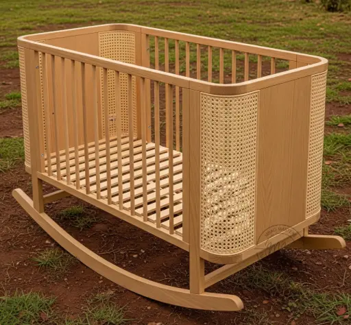 Lamana maison rocking crib